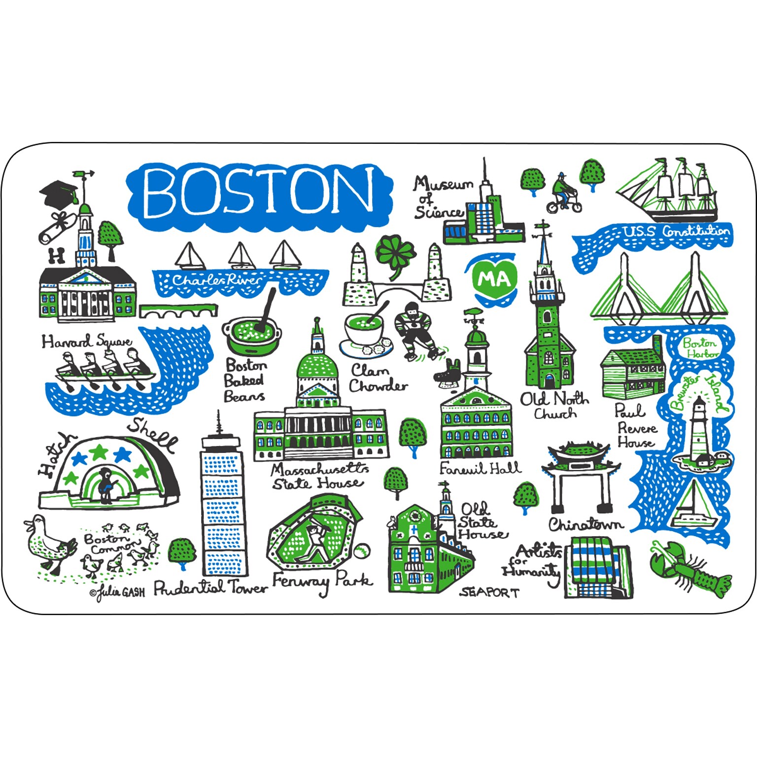 OTM Essentials Prints Series Non-Skid Mouse Pad, Multicolor (OP-MHH-JG1-037)