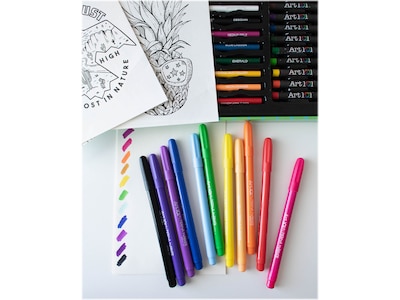 Art 101 Scratch and Color Art Set, Assorted Colors, 6/Carton (68070)