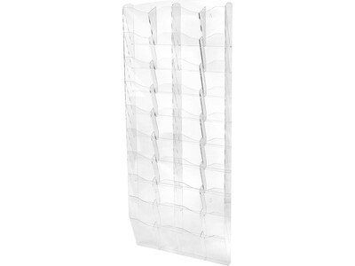 AdirOffice Acrylic Magazine Rack, Clear (640-5120-CLR)