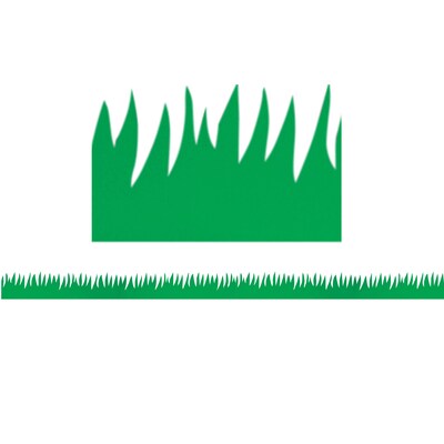 Hygloss Green Grass Border, 36 Feet Per Pack, 6 Packs (HYG33601-6)