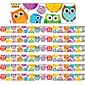 Carson Dellosa Education Colorful Owls Straight Border, 36 Feet Per Pack, 6 Packs (CD-108176-6)