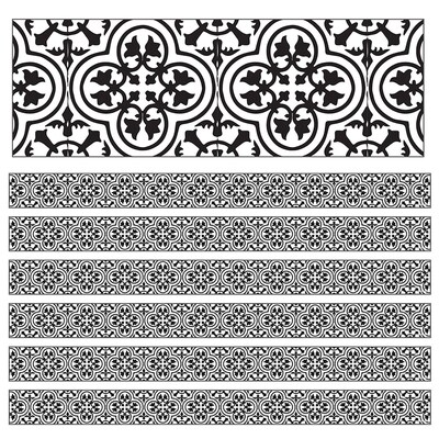 Schoolgirl Style™ Simply Stylish Straight Border, 3 x 216, Tile (CD-108358-6)