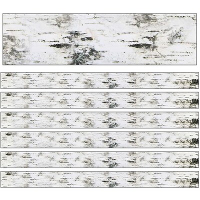 Schoolgirl Style™ Woodland Whimsy Straight Border, 3" x 216', Birch Tree (CD-108366-6)