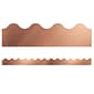 Carson Dellosa Education Sparkle + Shine Scalloped Border, 2.25" x 234', Rose Gold Foil (CD-108398-6)