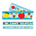 Carson Dellosa Education Double Sided Straight Border, 3 x 216, Back to School/Fall (CD-108412-3)