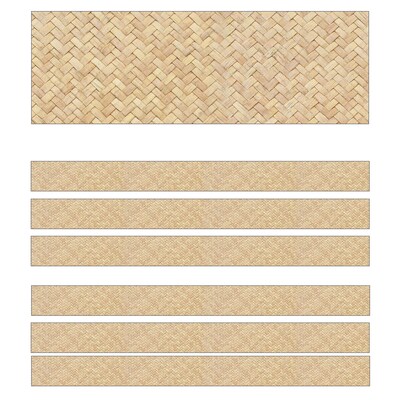 Schoolgirl Style Simply Boho Straight Border, 3 x216, Wicker (CD-108425-6)