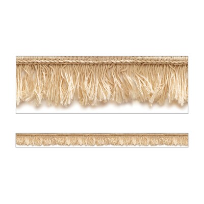 Schoolgirl Style Simply Boho Straight Border, 3" x 216', Fringe (CD-108427-6)