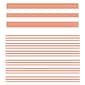 Schoolgirl Style™ Simply Stylish Straight Border, 2.25" x 234', Coral & White Stripes (CD-108442-6)