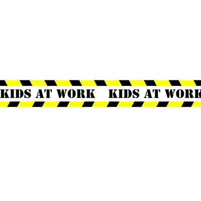 Carson Dellosa Education Kids at Work Straight Border, 36 Feet Per Pack, 6 Packs (CD-3315-6)