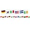Charles Leonard Magnetic Straight Border, 1.5 x 24, World Flags Theme (CHL28108)