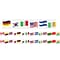 Charles Leonard Magnetic Straight Border, 1.5 x 48, World Flags Theme (CHL28108-2)