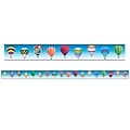 Charles Leonard Magnetic Straight Border, 1.5 x 24, Hot Air Balloon Theme (CHL28110)