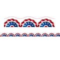 Charles Leonard Magnetic Scalloped Border, 1.5 x 24, Patriotic Theme (CHL28203)