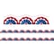 Charles Leonard Magnetic Scalloped Border, 1.5 x 48, Patriotic Theme (CHL28203-2)