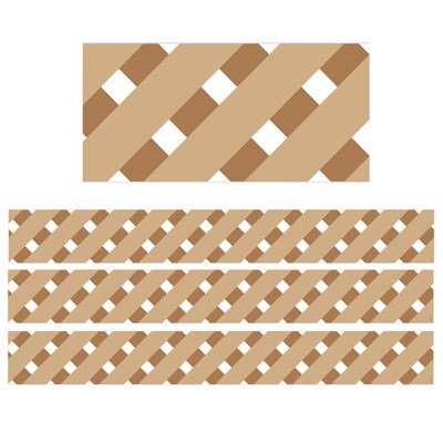 Creative Teaching Press® Straight Border, 3 x 144, Lattice Border (CTP10414-3)
