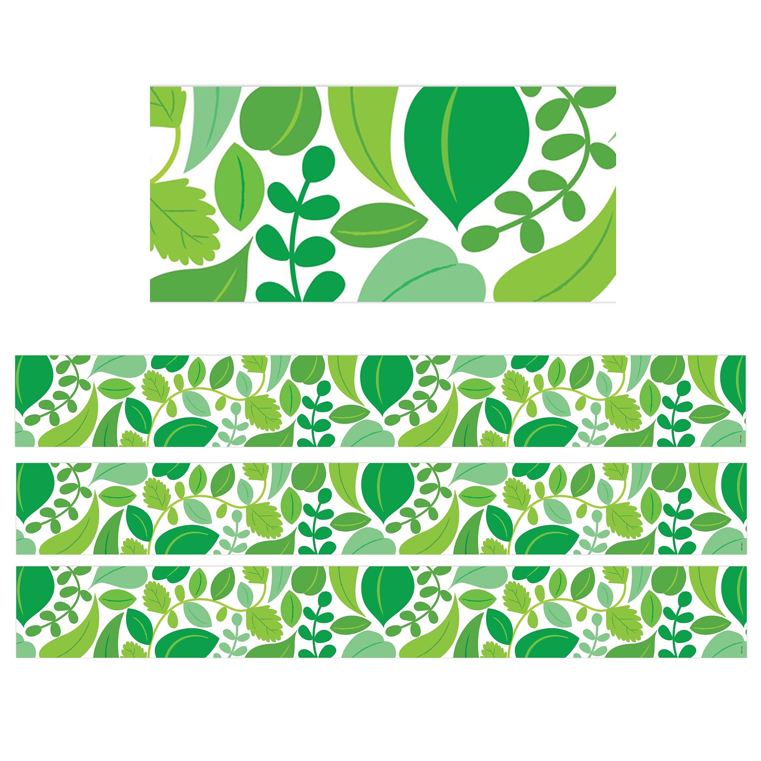 Creative Teaching Press® Straight Border, 3 x 144, Leaf Foliage (CTP10415-3)