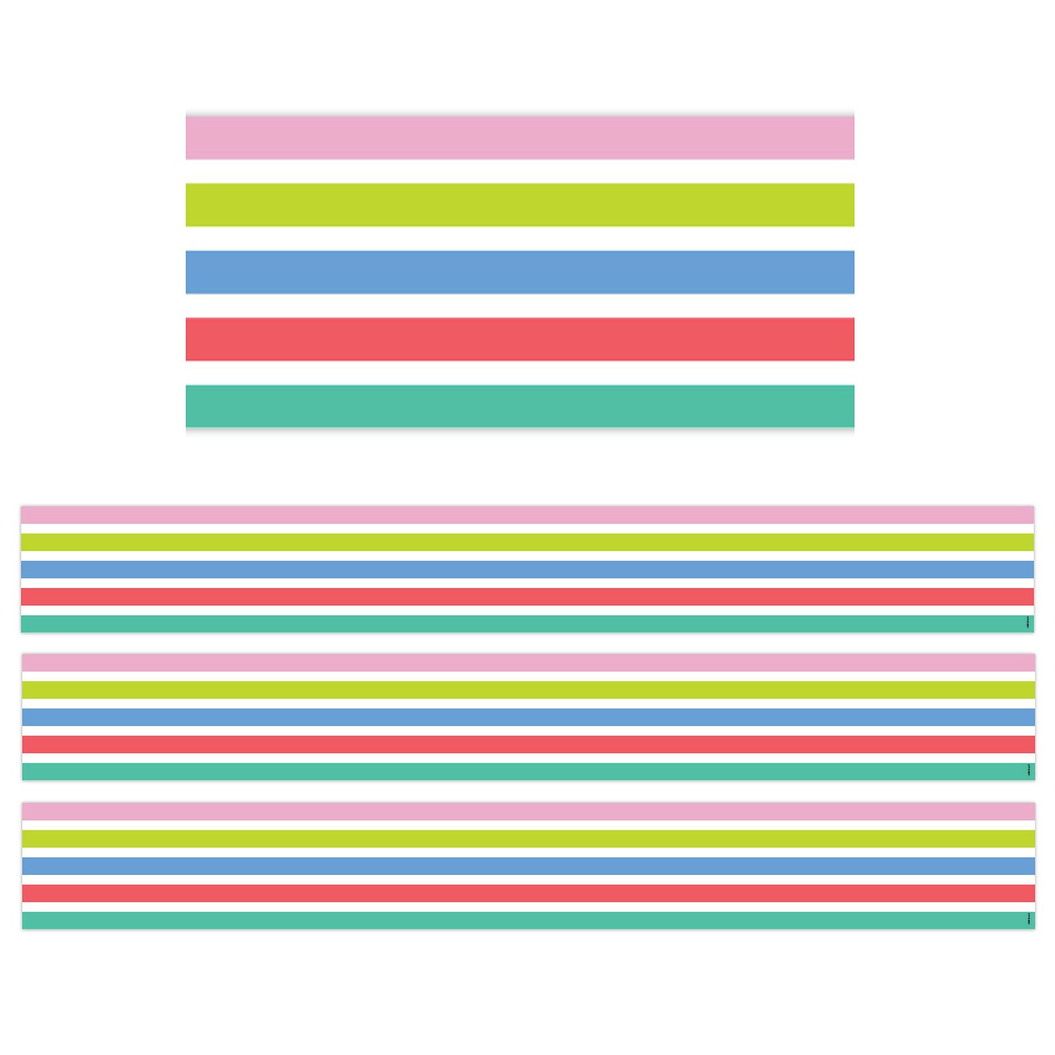 Creative Teaching Press® Straight Border, 3 x 144, Rainbow Stripes (CTP10426-3)