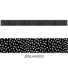 Creative Teaching Press® Straight Border, 3 x 144, Messy Dots on Black (CTP10452-3)