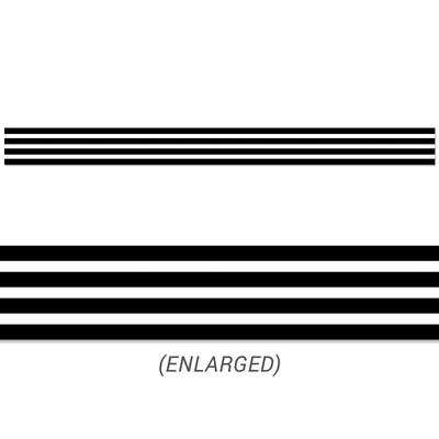 Creative Teaching Press® Straight Border, 3" x 105', Black Stripes (CTP10455-3)