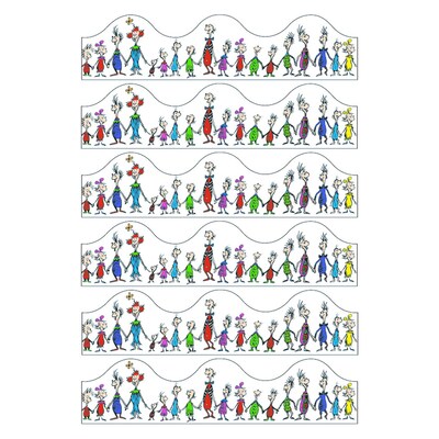 Eureka Dr. Seuss™ Whoville Whos Deco Trim®, 37 Feet Per Pack, 6 Packs (EU-845024-6)