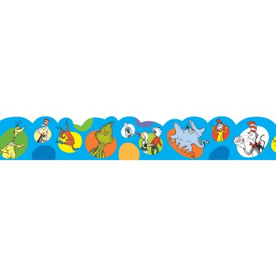 Eureka® Dr. Seuss™ Die-Cut Border, 2.25" x 222', Bubbles (EU-845059-6)