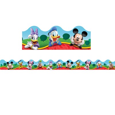 Eureka Mickey Mouse Clubhouse Characters Deco Trim®, 37 Feet Per Pack, 6 Packs (EU-845140-6)