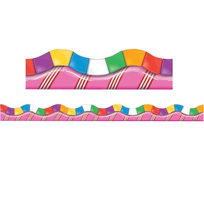 Eureka Candy Land™ Dimensional Look Extra Wide Die Cut Deco Trim®, 37 Feet Per Pack, 3 Packs (EU-845