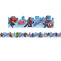 Eureka Marvel Super Hero Adventure City Scape Deco Trim® Extra Wide Die Cut, 37 Feet Per Pack, 3 Pac