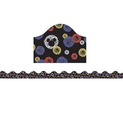 Eureka Mickey Color Pop! Primary Colors Deco Trim®, 37 Feet Per Pack, 6 Packs (EU-845222-6)