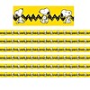 Eureka® Peanuts® Straight Border, 2.25 x 222, Yellow with Snoopy (EU-845253-6)