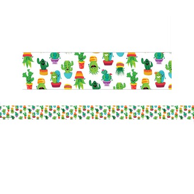 Eureka A Sharp Bunch Tossed Pattern Deco Trim®, 37 Feet Per Pack, 6 Packs (EU-845272-6)