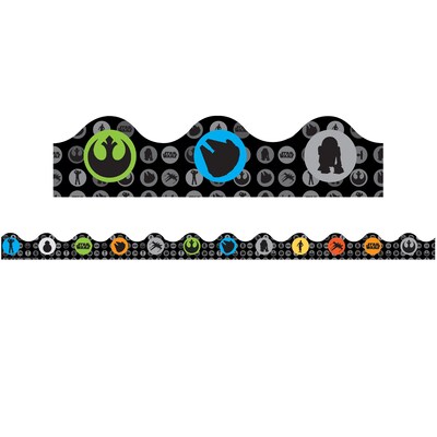 Eureka® Star Wars™ Scalloped Border, 2.25 x 222, Super Troopers (EU-845287-6)