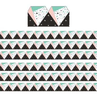 Eureka® Simply Sassy Extra Wide Die-Cut Border, 3.25 x 222, Diamonds (EU-845320-6)