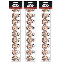 Eureka Star Wars™ BB-8 Extra Wide Die-Cut Deco Trim®, 37 Feet Per Pack, 3 Packs (EU-845384-3)