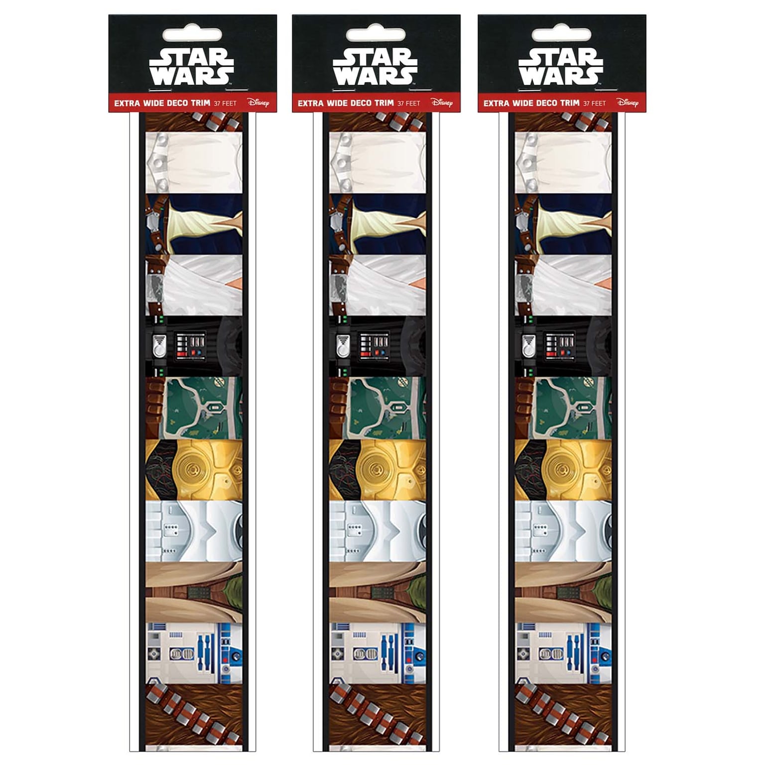 Eureka Star Wars™ Extra Wide Deco Trim®, 37 Feet Per Pack, 3 Packs (EU-845623-3)