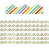 Eureka Growth Mindset Scalloped Border, 2.25 x 222, Rainbow Stripes Deco Trim (EU-845643-6)
