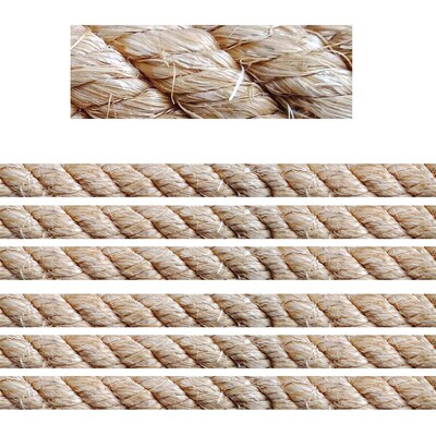 Eureka A Close-Knit Class Straight Border, 2.25" x 222', Rope (EU-845644-6)