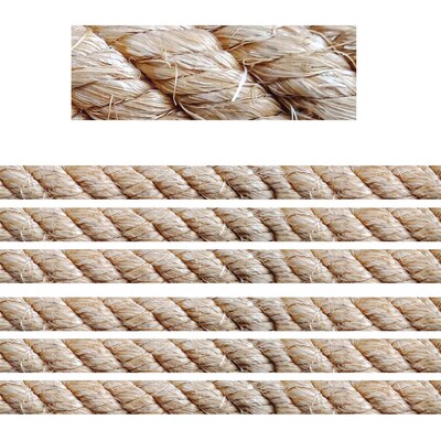Eureka A Close-Knit Class Straight Border, 2.25 x 222, Rope (EU-845644-6)