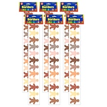 Hygloss Multicultural Kids Mighty Brights Border, 36 Feet Per Pack, 6 Packs (HYG33607-6)