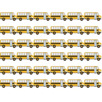 Hygloss Die-Cut Border, 3 x 216, School Bus (HYG33660-6)