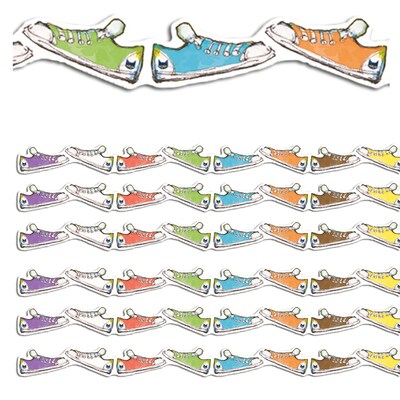 Teacher Created Resources Pete the Cat Die-Cut Border, 2.75 x 210, Groovy Shoes (TCR62004-6)