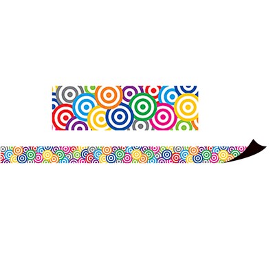 Teacher Created Resources Targets Magnetic Border, 24 Feet Per Pack, 3 Packs (TCR77157-3)