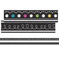 Teacher Created Resources Chalkboard Brights Double-Sided Ribbon Runner, 1.5 W, 45 Feet Per Pack, 3