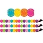 Teacher Created Resources® Confetti Circles Die-Cut Magnetic Border, 24 Feet Per Pack, 3 Packs (TCR77390-3)