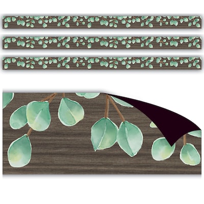 Teacher Created Resources Eucalyptus Magnetic Border, 24 Feet Per Pack, 3 Packs (TCR77482-3)