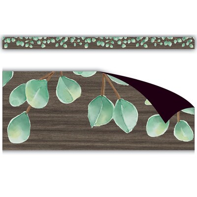 Teacher Created Resources Eucalyptus Magnetic Border, 24 Feet Per Pack, 3 Packs (TCR77482-3)