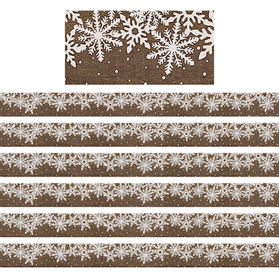 Teacher Created Resources Home Sweet Classroom Scalloped Border, 2.19 x 210, Winter (TCR8723-6)