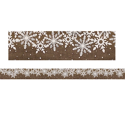 Teacher Created Resources Home Sweet Classroom Scalloped Border, 2.19" x 210', Winter (TCR8723-6)