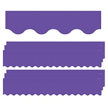 Teacher Created Resources Ultra Purple Scalloped Border Trim, 35 Feet Per Pack, 6 Packs (TCR8791-6)