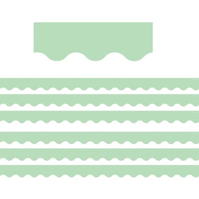 Teacher Created Resources Mint Green Scalloped Border Trim, 35 Feet Per Pack, 6 Packs (TCR8870-6)